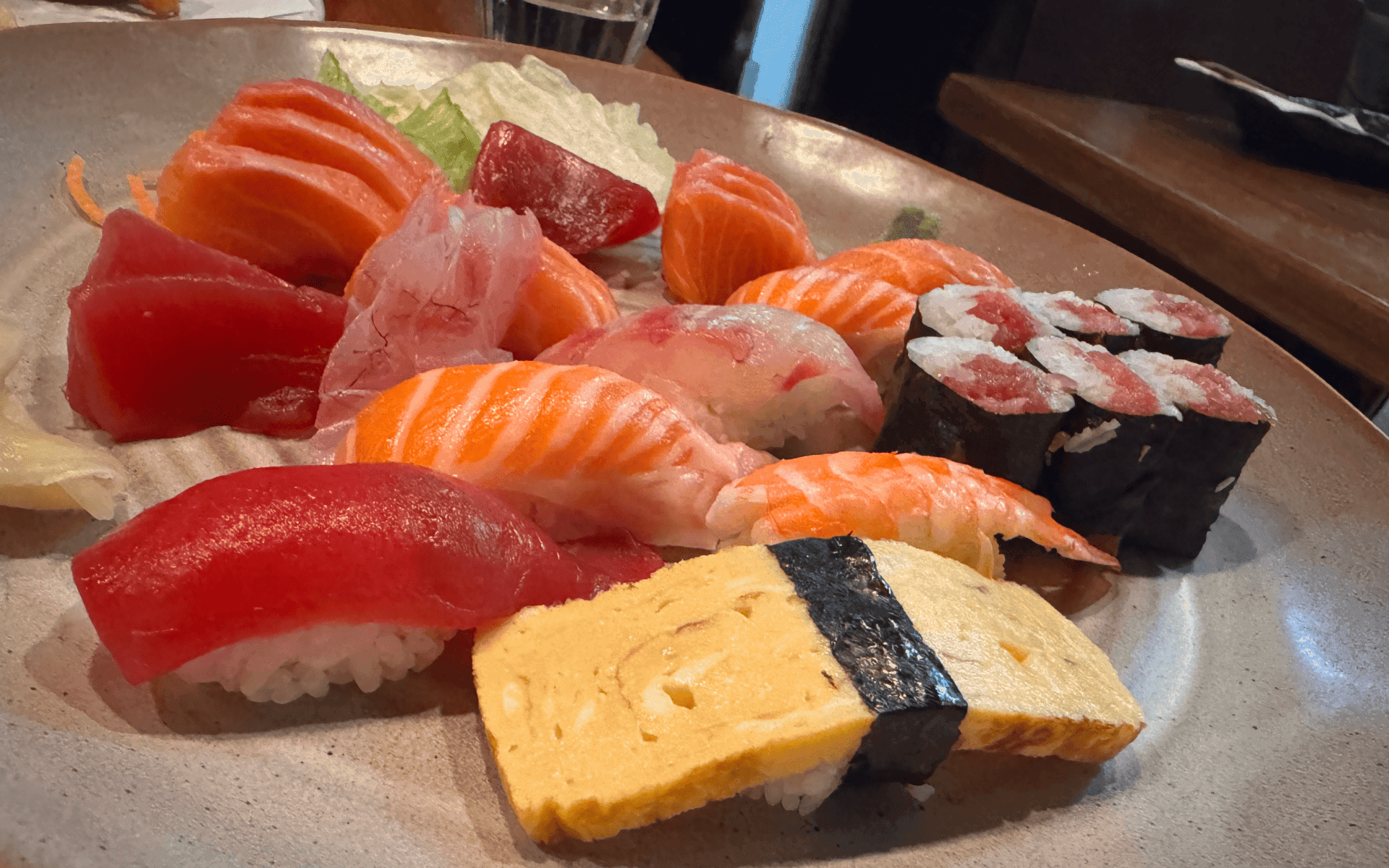 Sushi platter